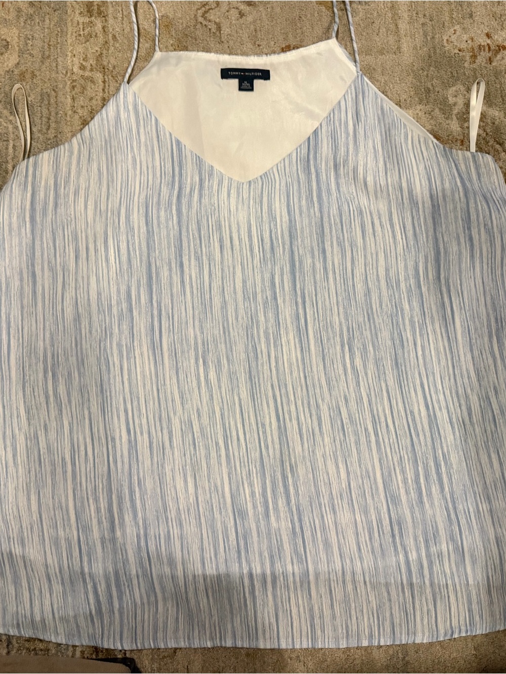Tommy Hilfiger Pale Blue Striped Camisole